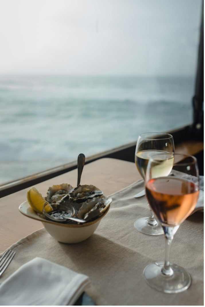 picture of food and wine on table