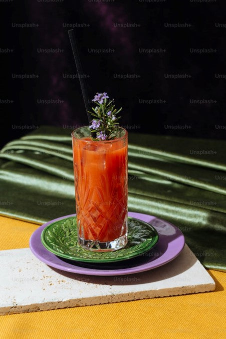 picture of pasta sauce in a glass