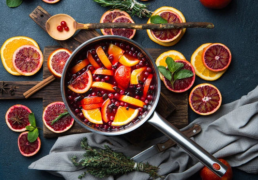 Picture of spices in mulled wine