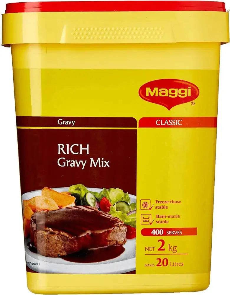 Maggi Classic Rich Gravy Mix, 2kg Makes 20 Litres, 400 Serves - petitstresors