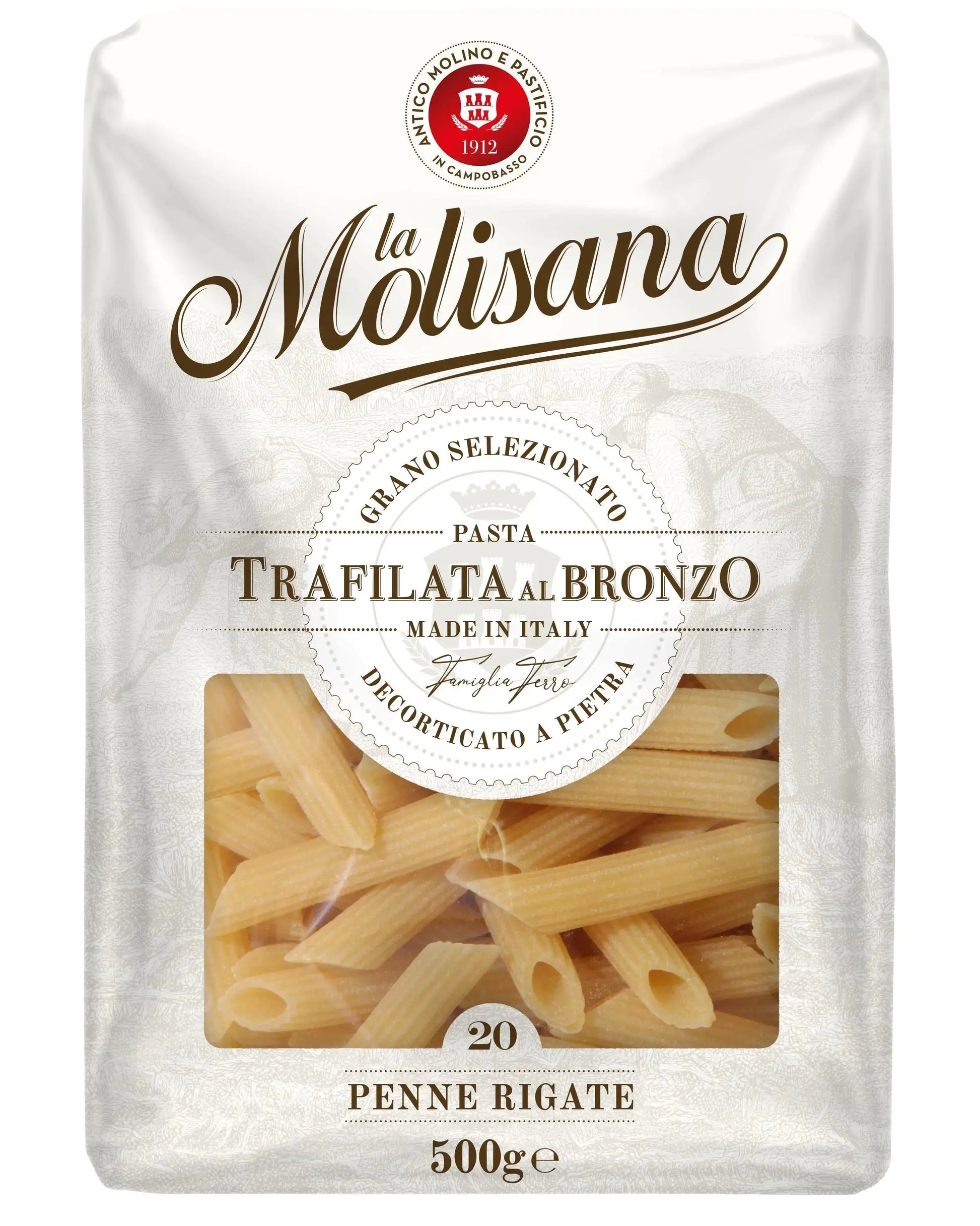 La Molisana Pasta Penne Rigate No.20 454g V La Molisana Pasta