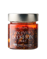 Six-Eyed Scorpion Extra Spicy Crispy Chilli Oil 212ml - petitstresors