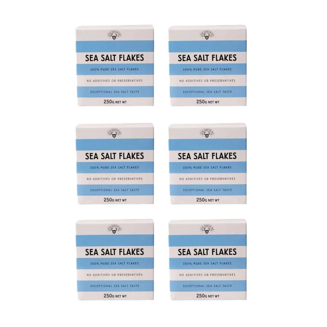 Olsson's Salt | Pure Sea Salt Flakes | Cube 250g |6 Pack Olsson's Salt