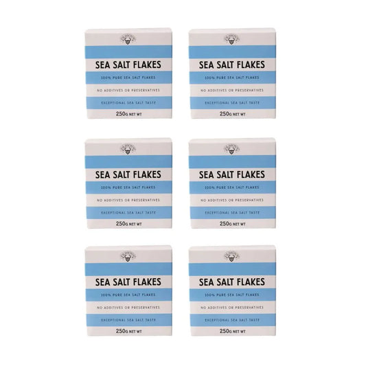 Olsson's Salt | Pure Sea Salt Flakes | Cube 250g |6 Pack Olsson's Salt