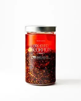 Six-Eyed Scorpion Crispy Chilli Oil - Extra Spicy XL 720ml Six Eyed Scorpion