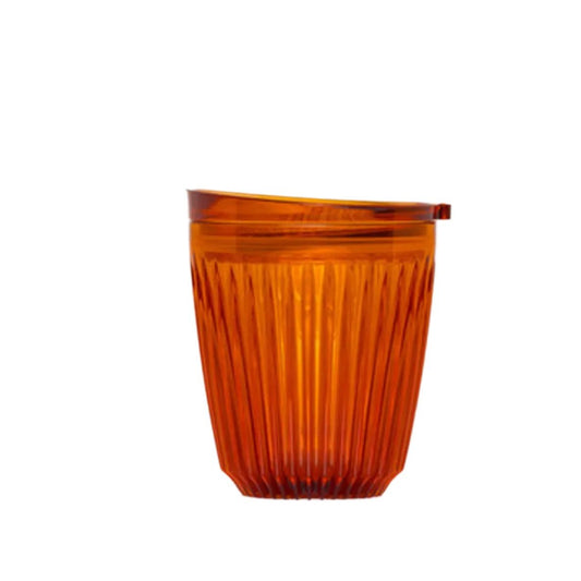 Huskee Renew | Reusable Coffee Cup with Lid 8oz/236ml Amber HuskeeCup