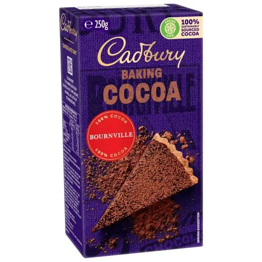 Cadbury Baking Bournville Cocoa Powder | 250g Cadbury