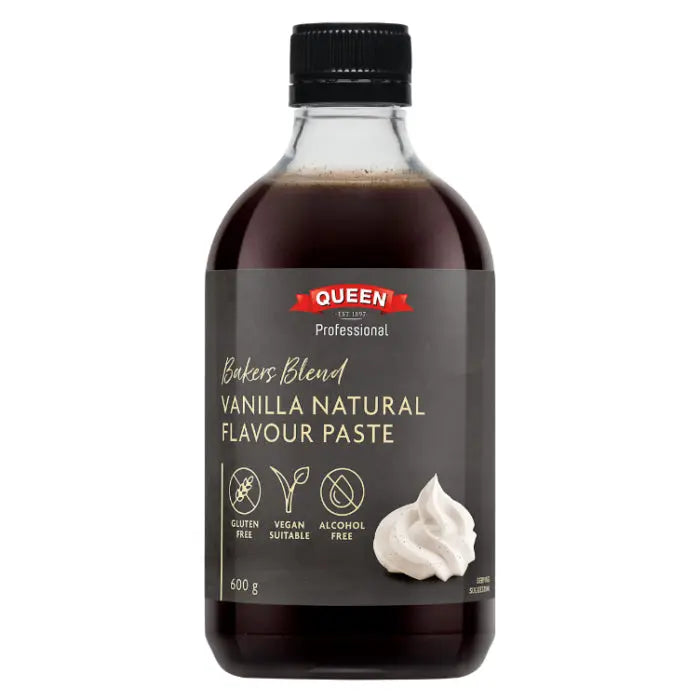 Queen | Professional | Bakers Blend Vanilla Natural Flavour Paste 600g GF V Queen