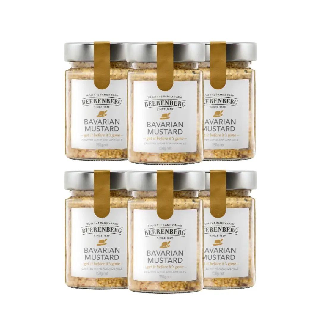 Beerenberg Australian Bavarian Mustard 6Pack 150g | Beerenberg