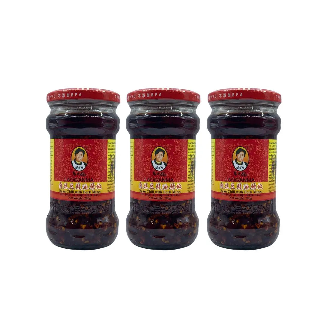 Lao Gan Ma Chilli Bean Sauce 280g 3 Pack - petitstresors