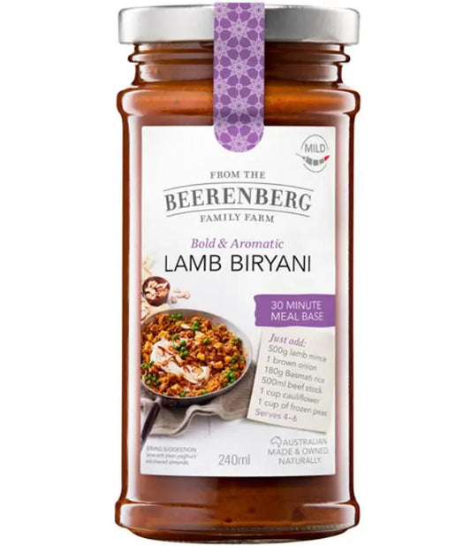 Beerenberg Lamb Biryani Meal Base Beerenberg