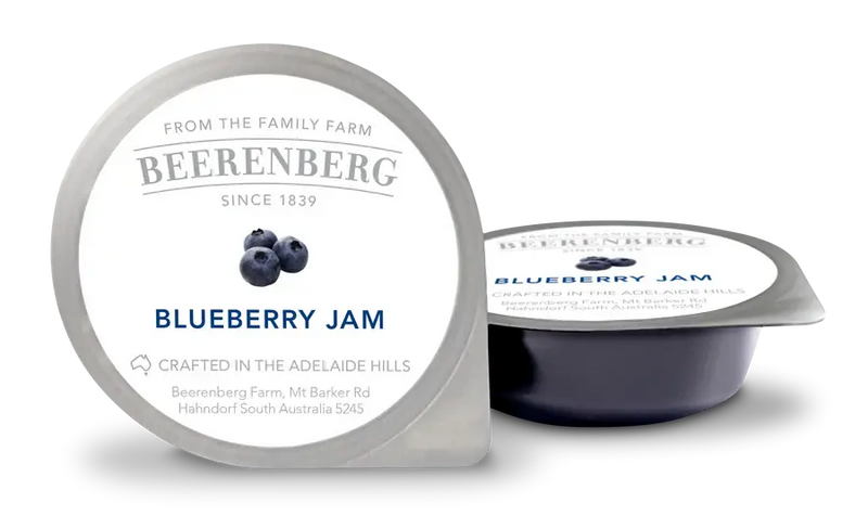 Beerenberg Australian Blueberry Jam 288 X 14G | Portion Control Beerenberg
