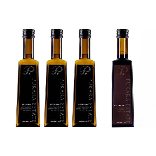 Pukara Estate Caramelised Balsamic Vinegar & Australian Extra Virgin Olive Oil - PetitsTresors - petitstresors