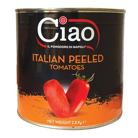 Ciao Italian Peeled Tomatoes - 100% Italian Quality (2.5kg) V K Ciao