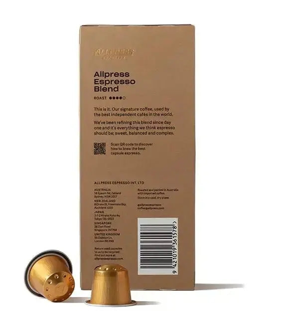 Allpress Espresso Blend Coffee Capsules Allpress Espresso