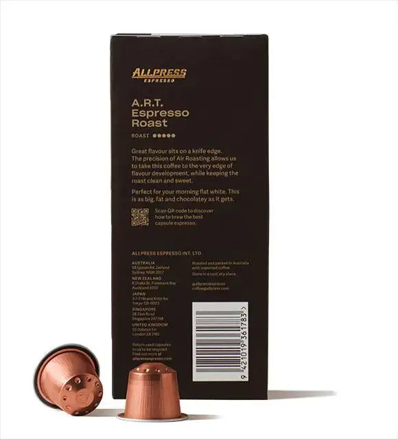 Allpress Espresso A.R.T. Espresso Roast Coffee 10 Capsules Allpress Espresso