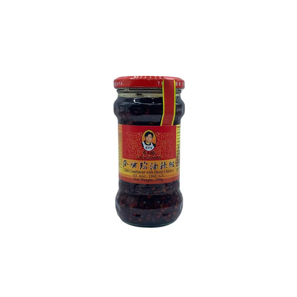 Lao Gan Ma Chili Condiment With Diced Chicken 280g - petitstresors