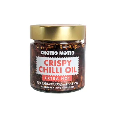 Chotto Motto | Extra Hot Crispy Chilli Oil 200g | V Chotto Motto