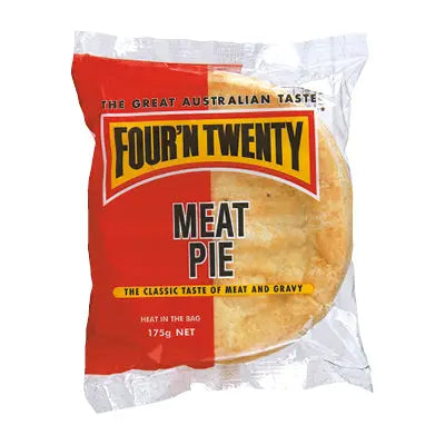 Four N Twenty | Classic Single Wrapped Meat Pie | 24Pack Four'n Twenty