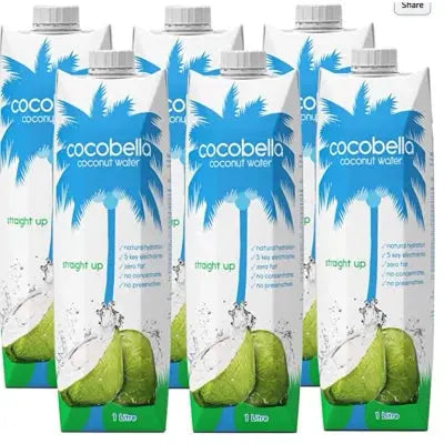 Coconut Water - Cocobella 6 X 1lt - petitstresors