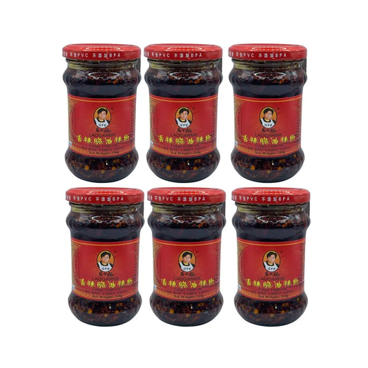 Lao Gan Ma Crispy Chilli Oil 6 Pack - petitstresors