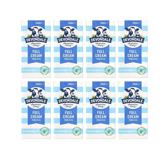 UHT Full Cream Milk 150ml - 8Pack DEVONDALE