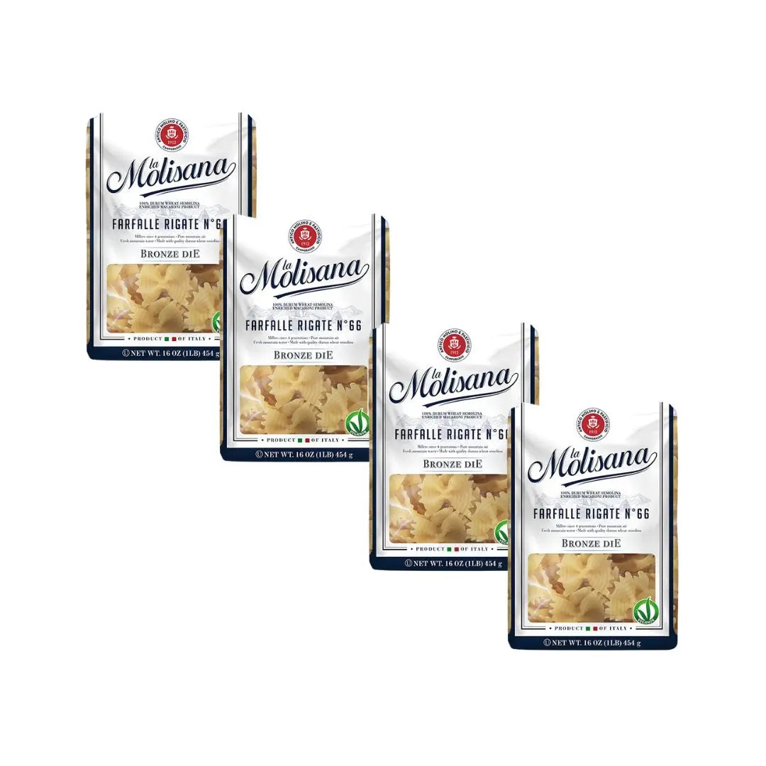 La Molisana Farfalle Rigate No 66 454g (4 Pack) La Molisana Pasta