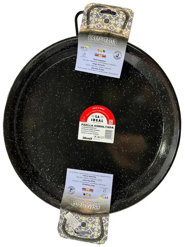 Garcima Spanish Enamel Paella Pan 38cm | perfect for Eight Casa Iberica