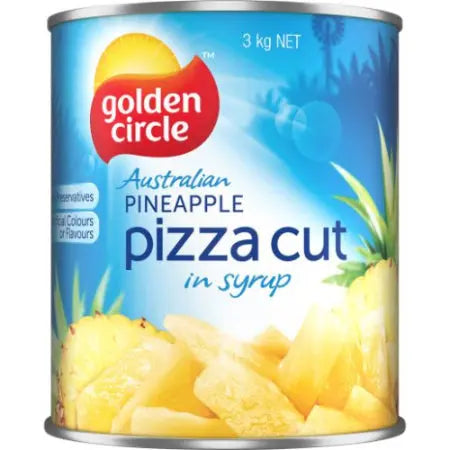 Golden Circle | Australian Pineapple Pizza Cut in Syrup 3kg Golden Circle