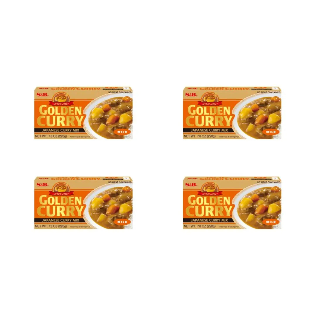 Golden Curry Mix 220g 4Pk - petitstresors