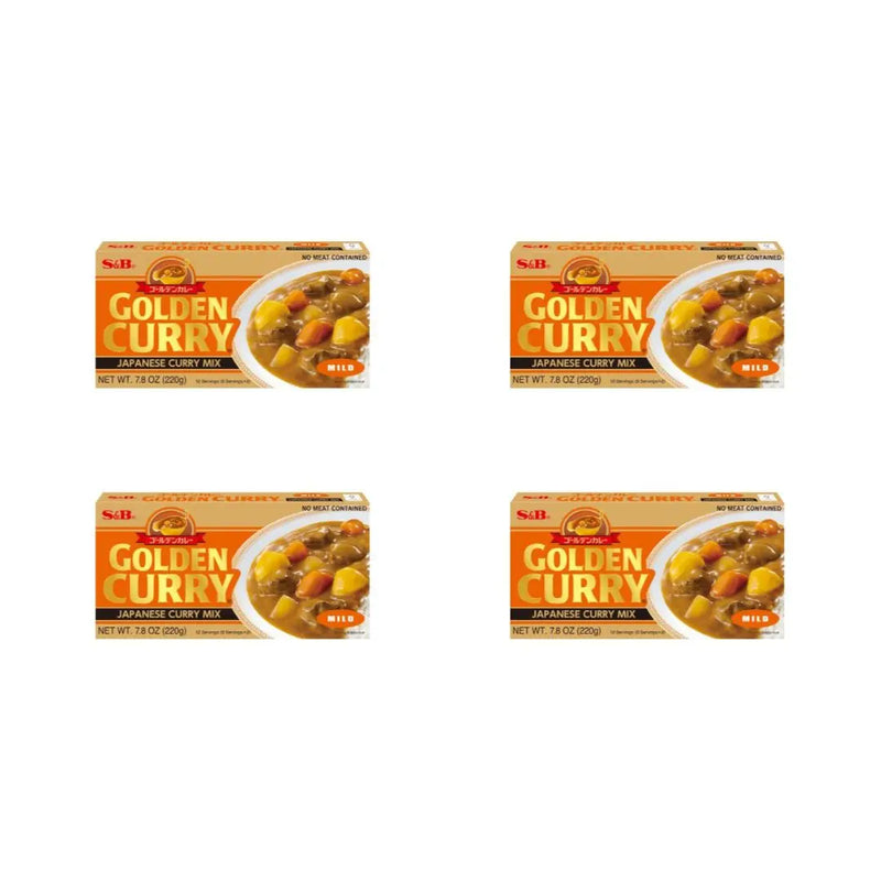 Golden Curry Mix 220g 4Pk - petitstresors