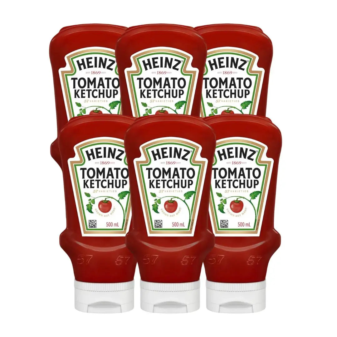 Heinz Ketchup Upside Down Tomato Sauce 500ml Heinz