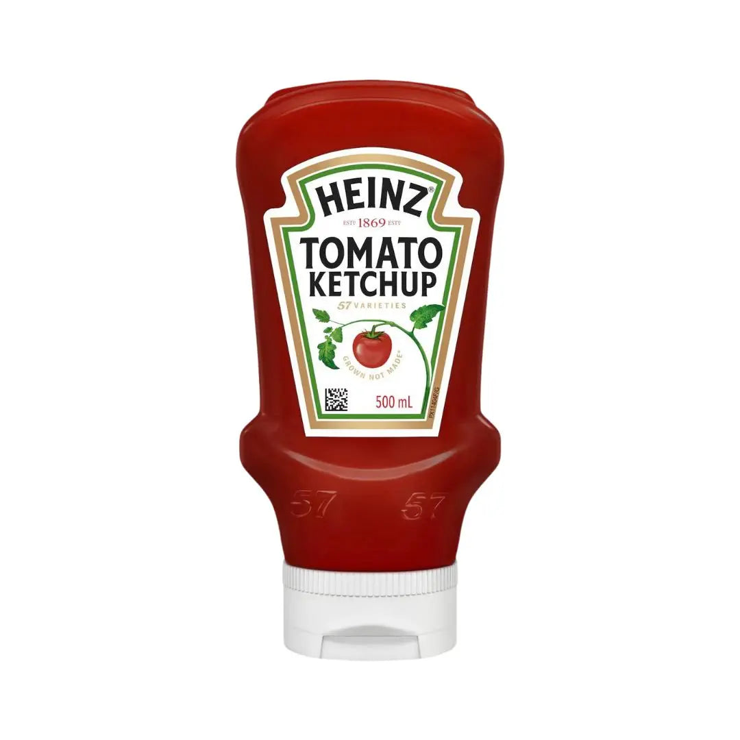 Heinz Ketchup Upside Down Tomato Sauce 500ml Heinz