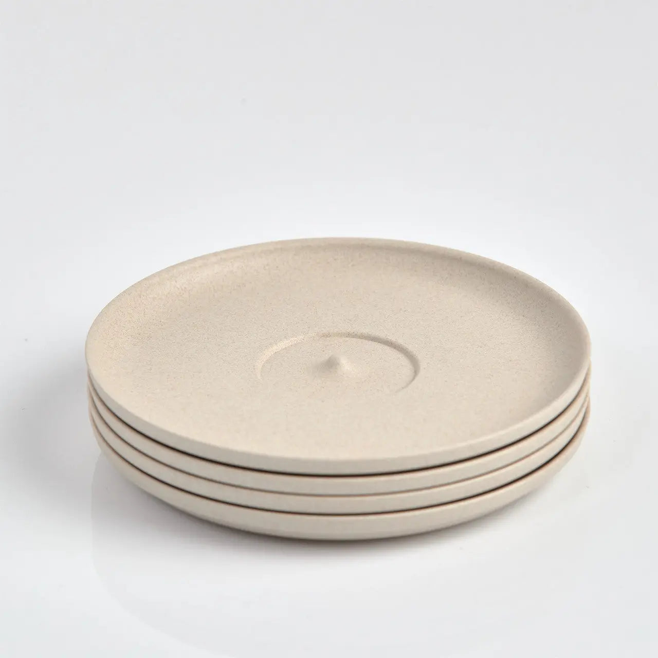 Huskee Cup | Reusable Classic Saucers 4 Pack Natural - petitstresors