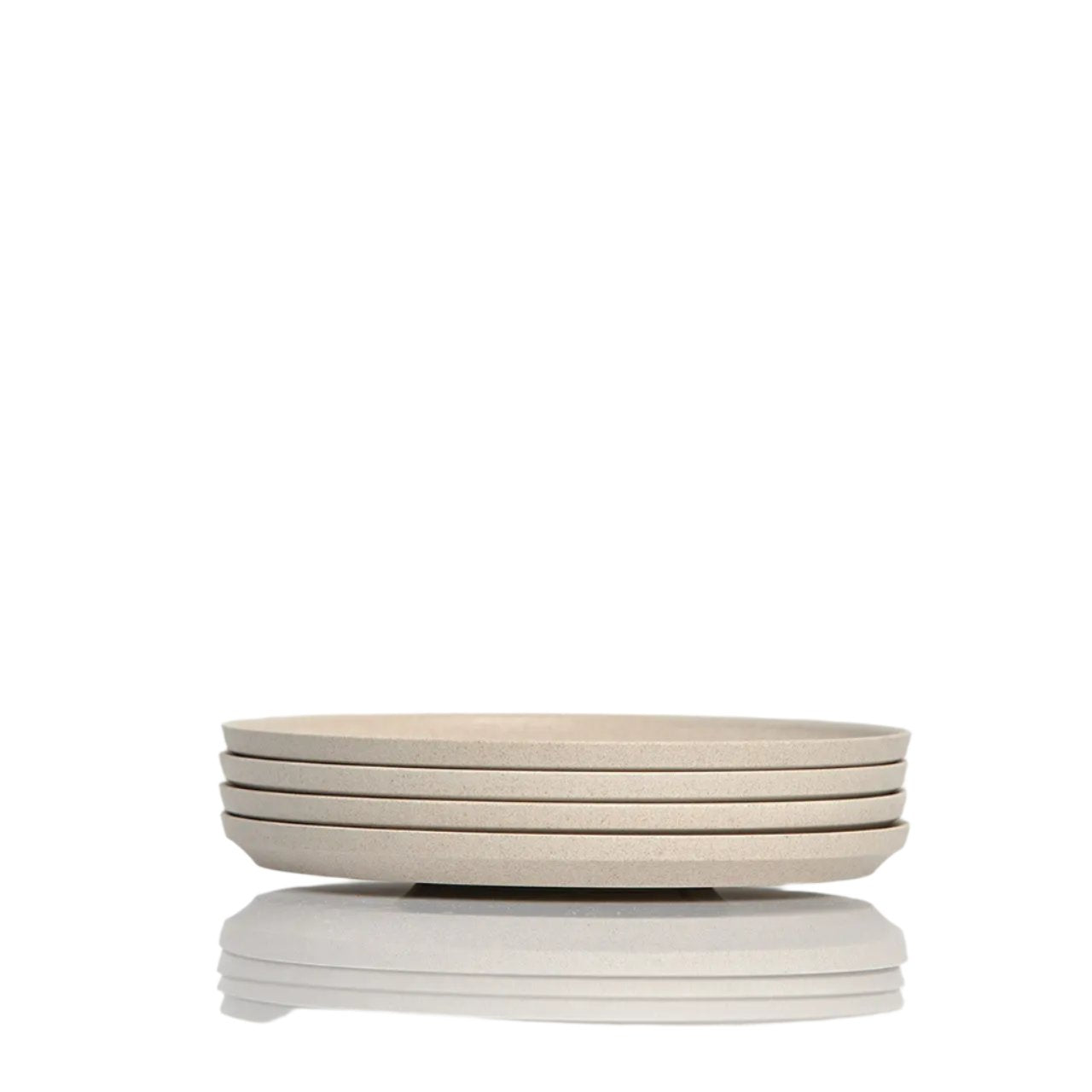 Huskee Cup | Reusable Classic Saucers 4 Pack Natural - petitstresors