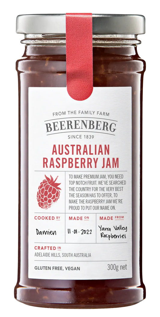 Beerenberg Australian Raspberry Jam 300g | GF V Beerenberg