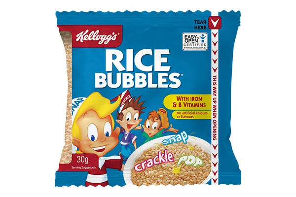 Kellogg's Rice Bubbles Sachet 30g Kelloggs