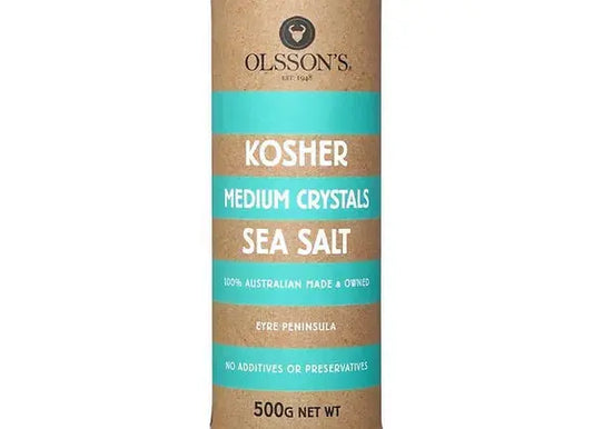 Olsson's Salt | Kosher Medium Sea Salt Crystals 500g - petitstresors