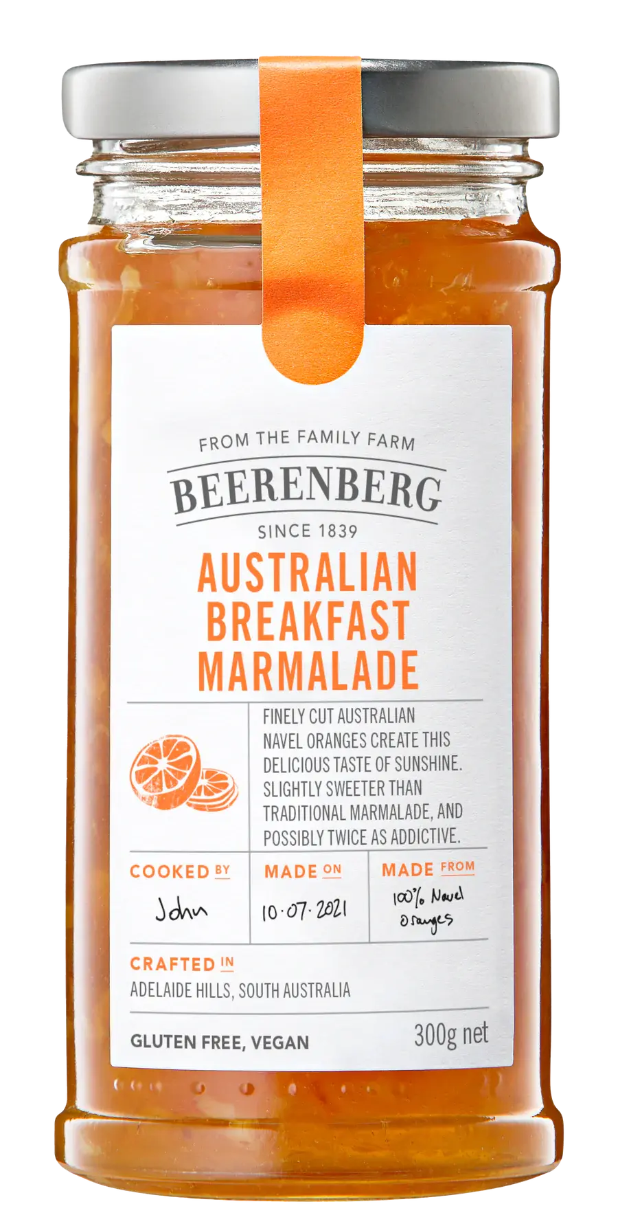 Beerenberg Australian Breakfast Marmalade 300g | GF V - petitstresors