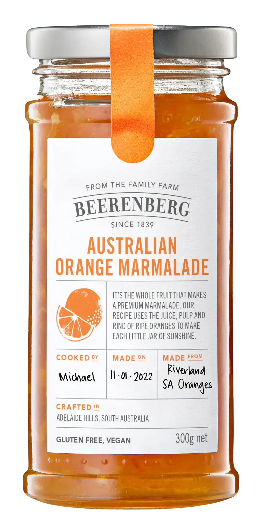 Beerenberg Australian Breakfast Marmalade 300g | GF V (Copy) Beerenberg