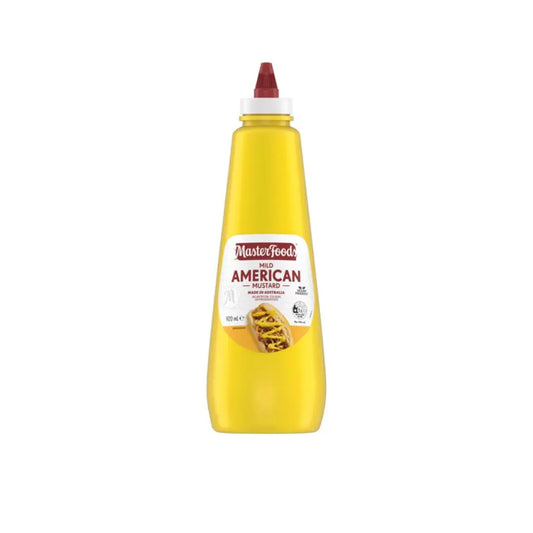 MasterFoods Mild American Mustard Bottle 920mL MasterFoods