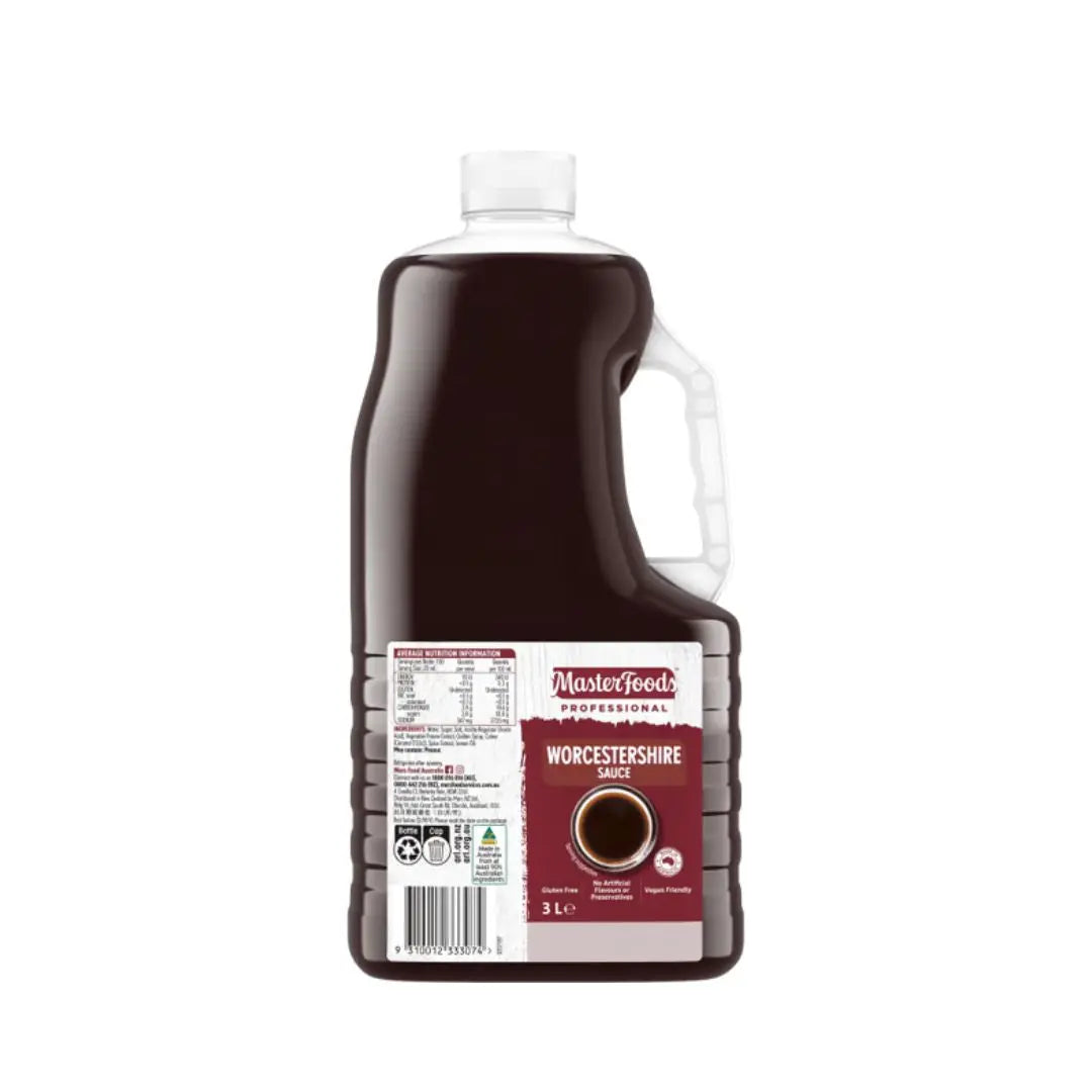 MasterFoods Professional Gluten Free Worcestershire Sauce 3L MasterFoods