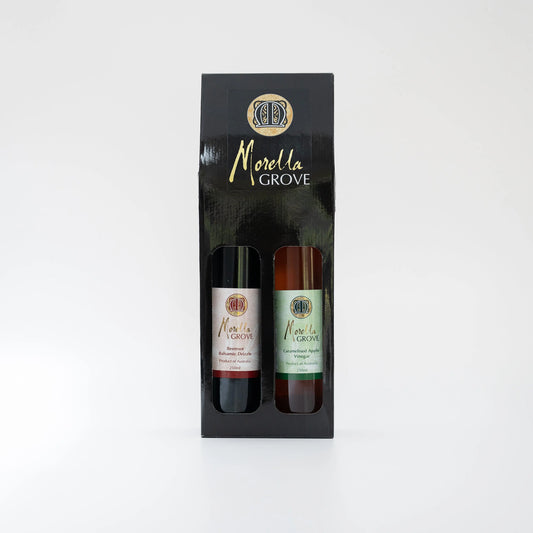 Caramelised Apple Vinegar 250ml + Beetroot Balsamic Drizzle 250ml - Gift Pack petitstresors