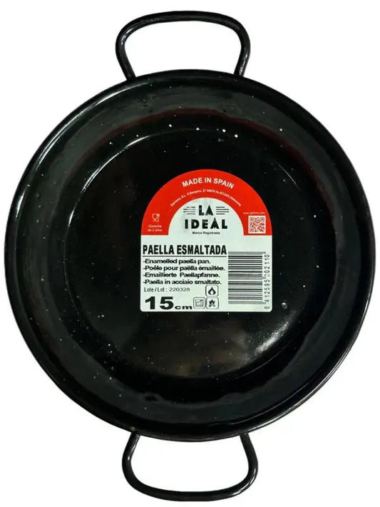 Garcima Paella Esmaltada Spanish Enamelled Paella Pan 15cm Garcima