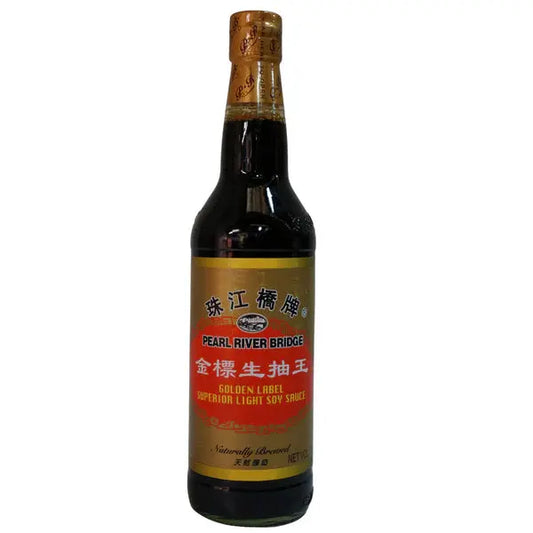 Pearl River Bridge Superior Light Soy Sauce Gold Label 600ml Pearl River Bridge