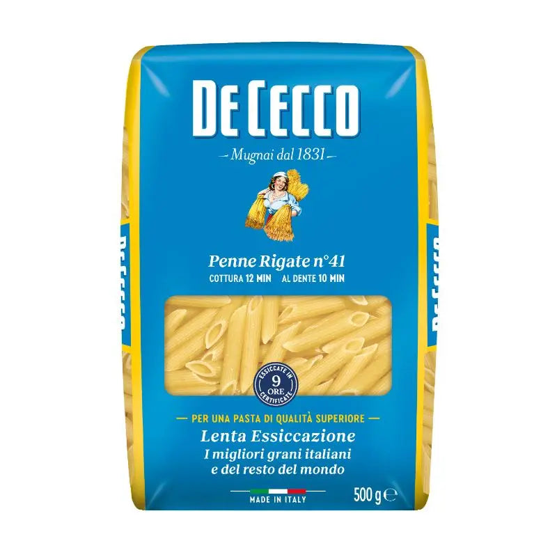 De Cecco Pasta 41 Penne Rigate 500G De Cecco