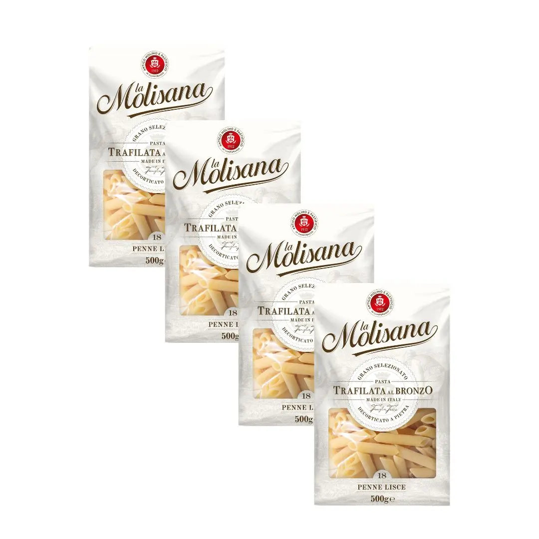 La Molisana 18 Penne Lisce 4 Pack | Made in Italy La Molisana Pasta