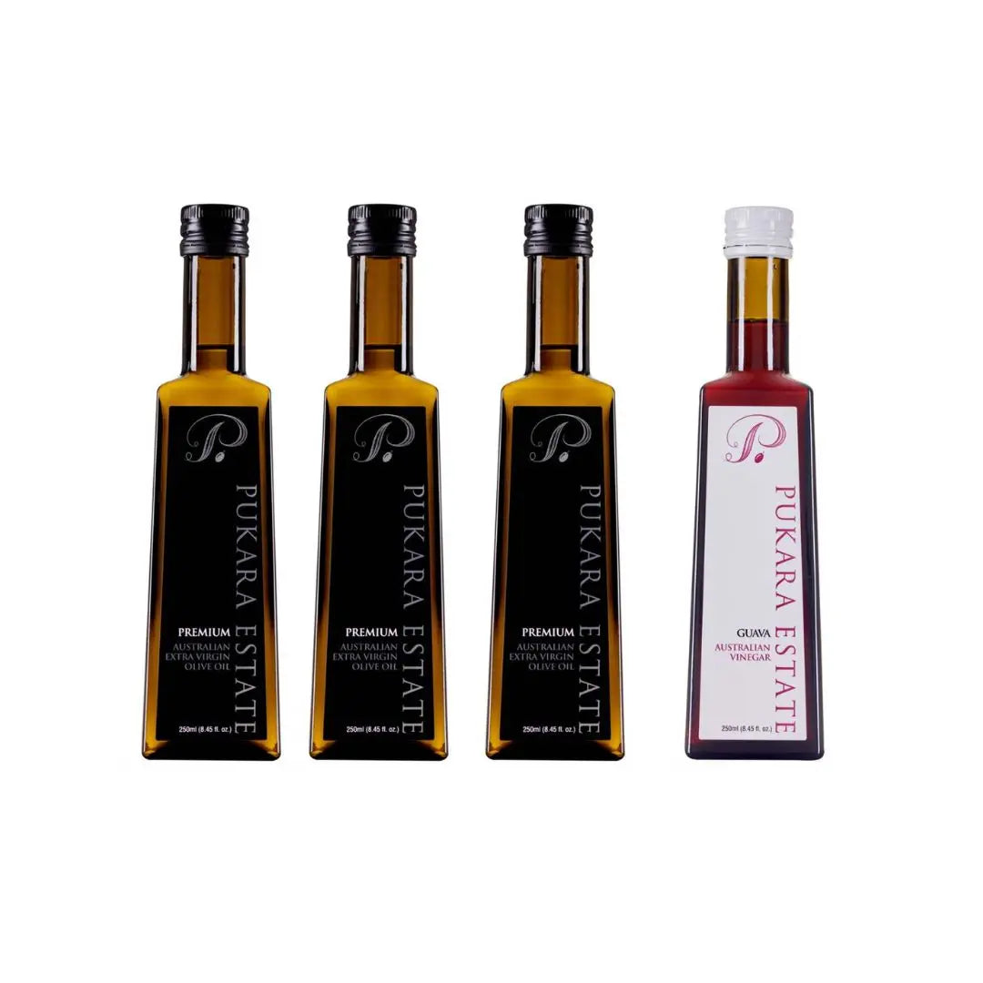 Pukara Estate Red Wine Liqueur & Australian Extra Virgin Olive Oil 4Pk - PetitsTresors - petitstresors