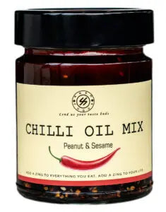 Ansh Foods | Chilli Oil Mix | Peanut & Sesame 250g | V GF - petitstresors