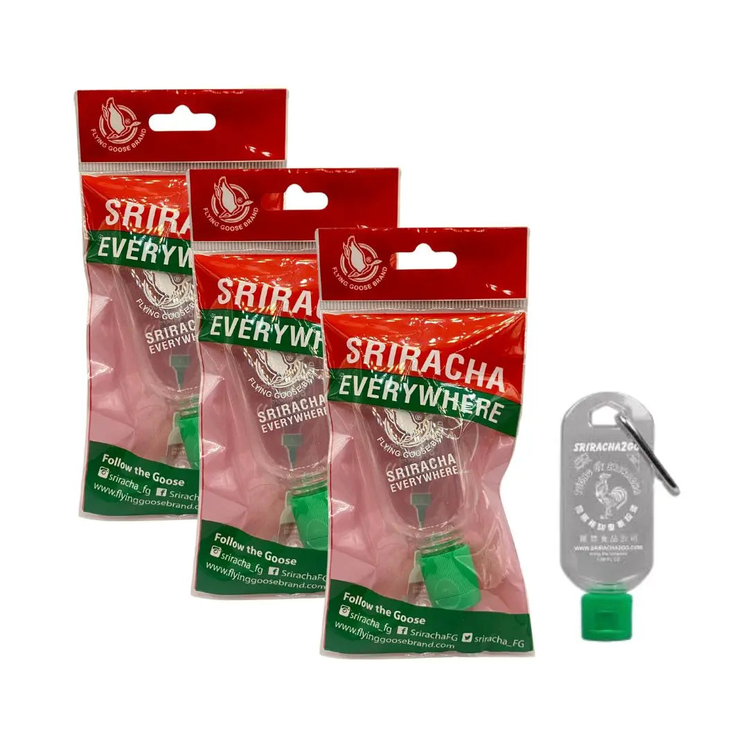 Flying Goose Sriracha Everywhere Refillable Key Ring Flying Goose